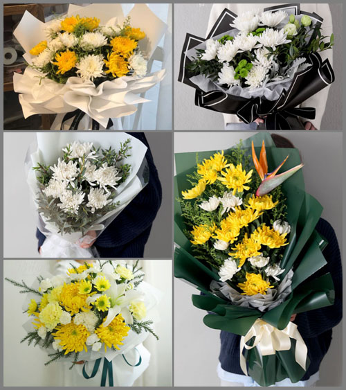 河南周口淮阳县鲁台镇白事花束代送